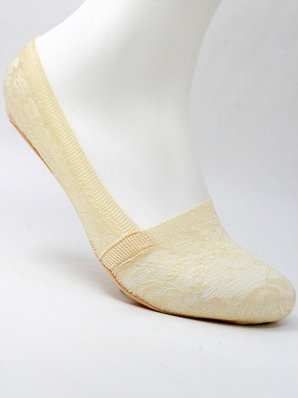 Следки р.35-40 Прозрачные "Ажур 2" Бежевые