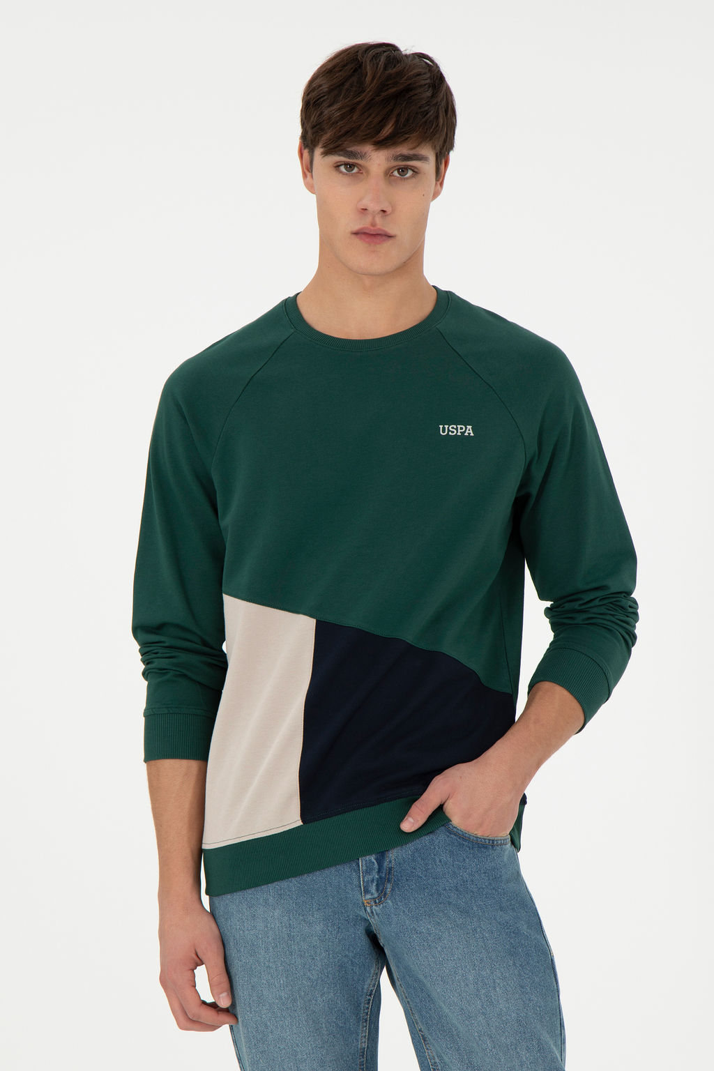 Мужской темно-зеленый свитшот Неожиданная скидка в корзине - U.s. polo assn фото 8