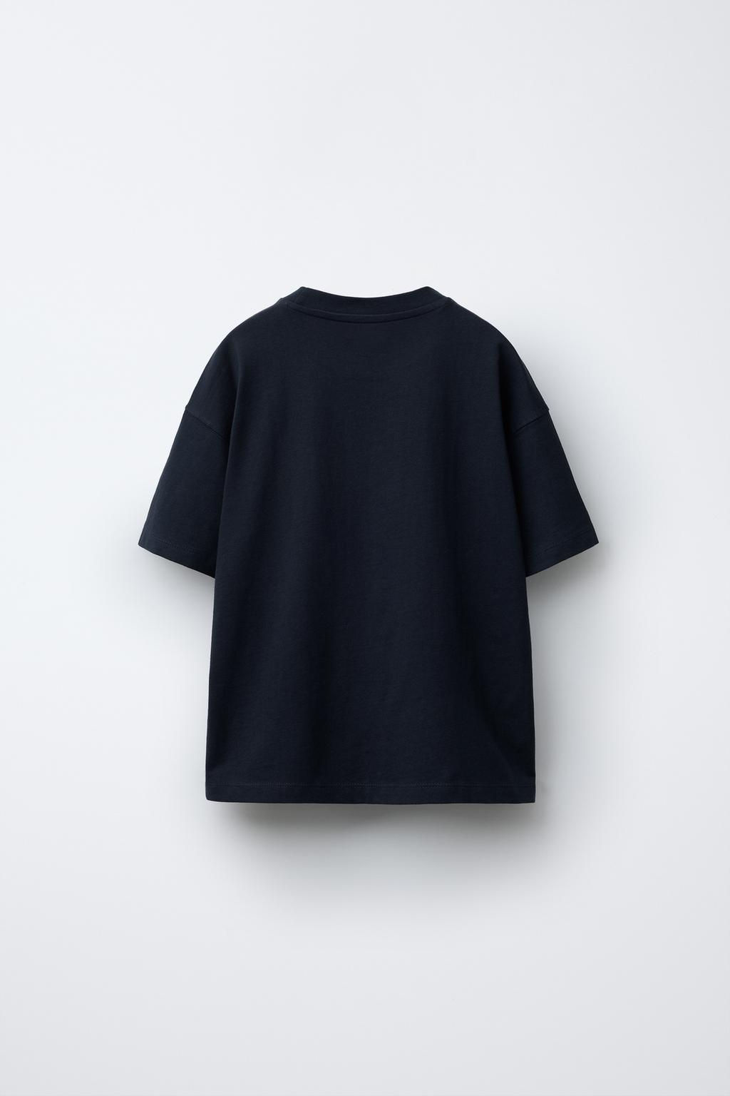 PLAIN MEDIUM WEIGHT T-SHIRT - Zara фото 21
