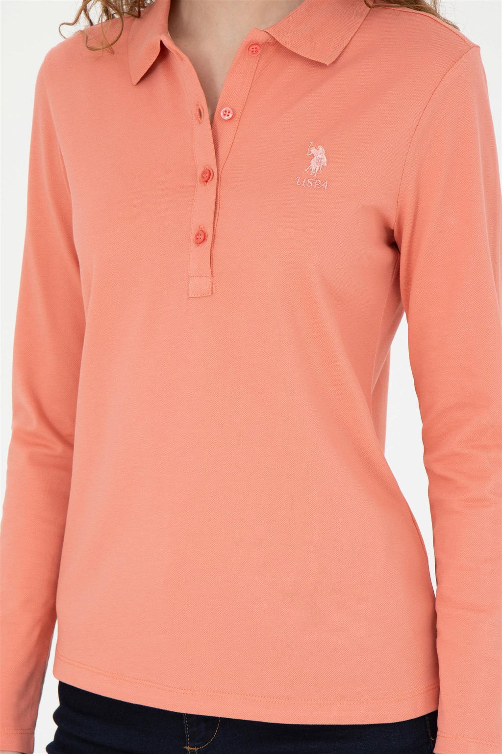 Женский базовый свитшот Salmon - U.s. polo assn фото 6