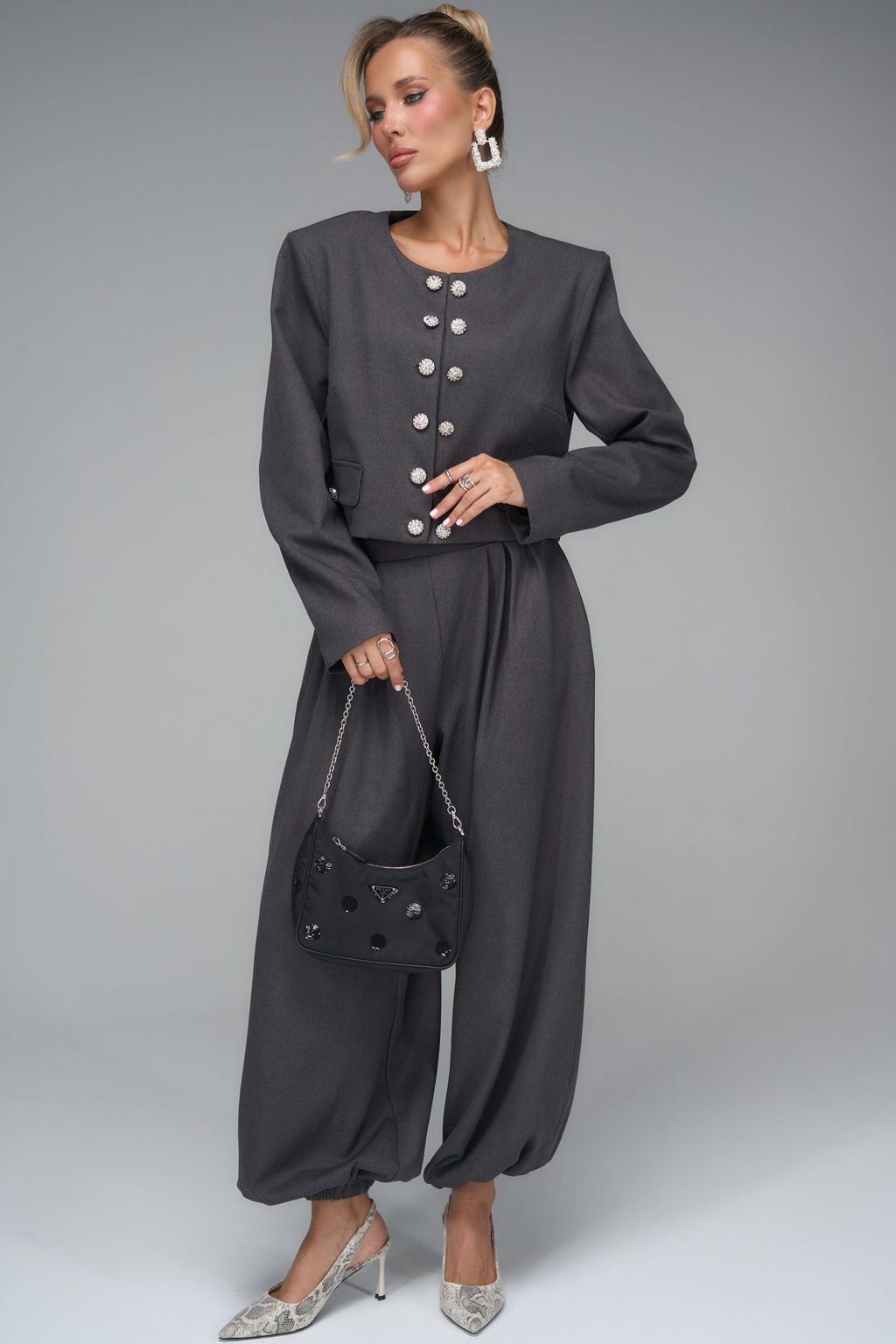 Брюки Бриджит (графитовый) - Эльза фото 10