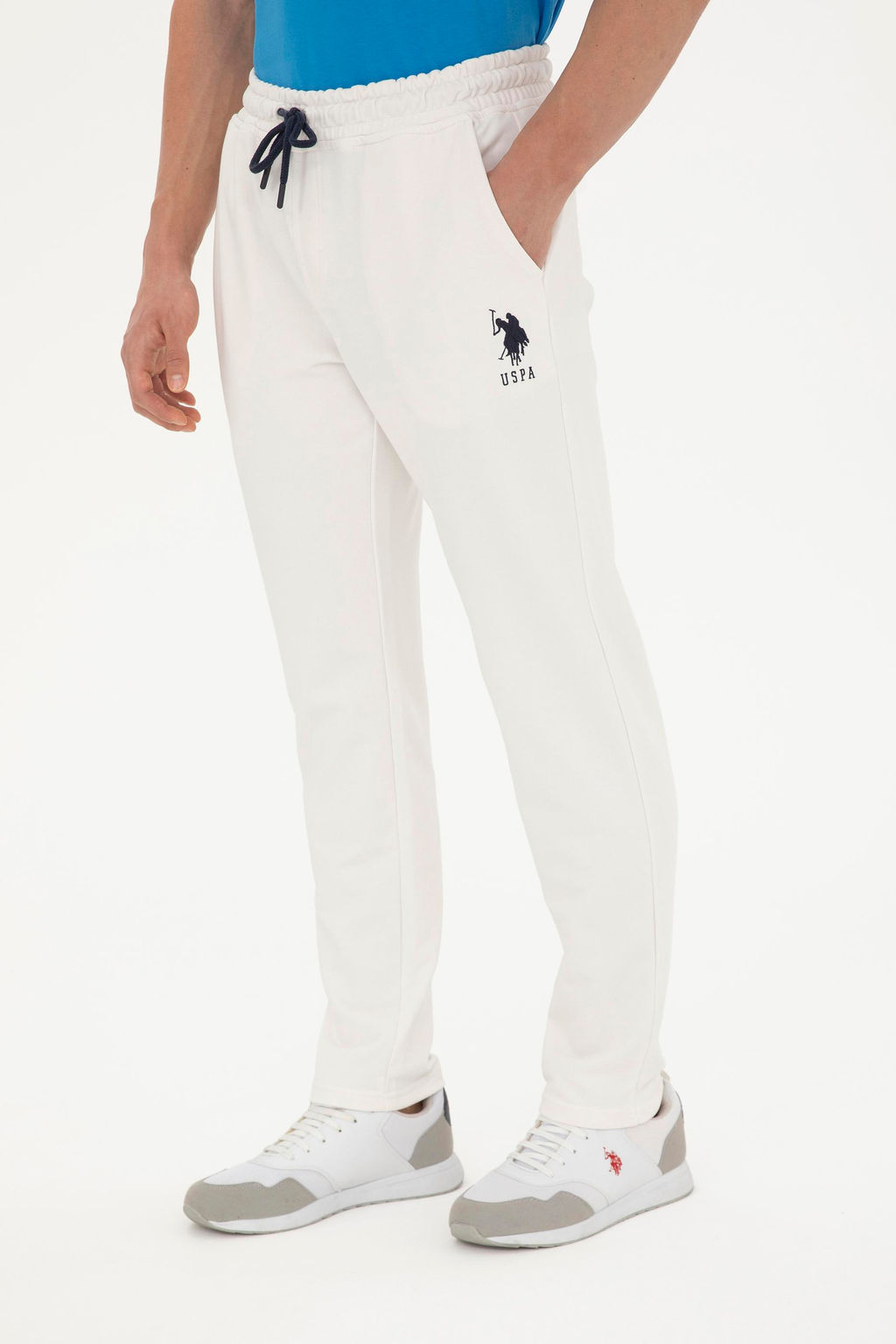 Мужские спортивные штаны цвета экрю - U.s. polo assn фото 2