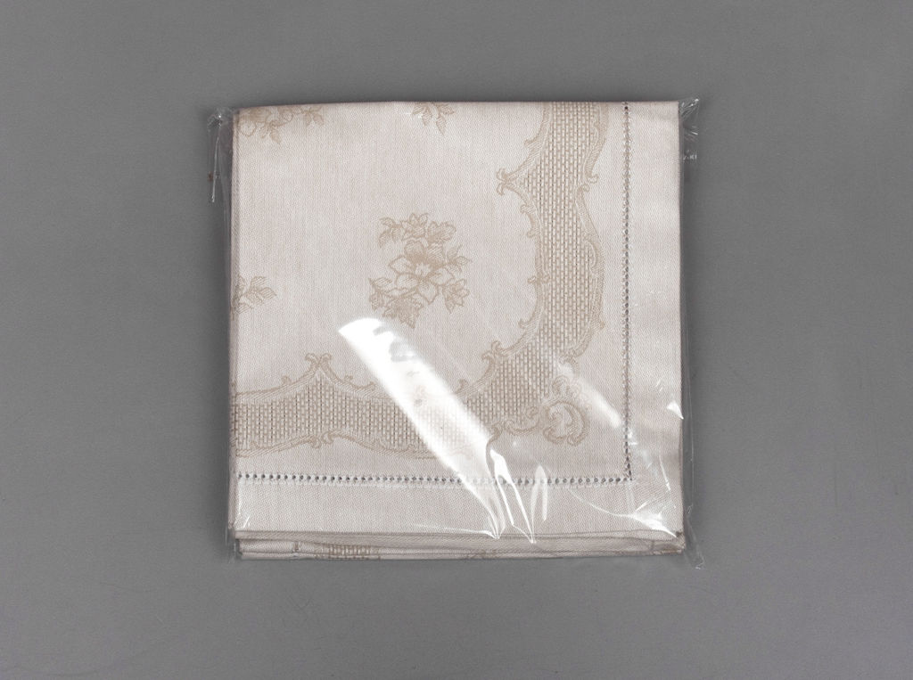 01с-44ЯК Салфетка 45*45 "Татьяна" цв. бежевый (по 6 шт