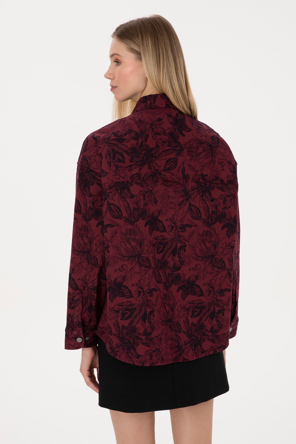 Kad_n Bordo Uzun Kollu G_mlek - U.s. polo assn фото 5