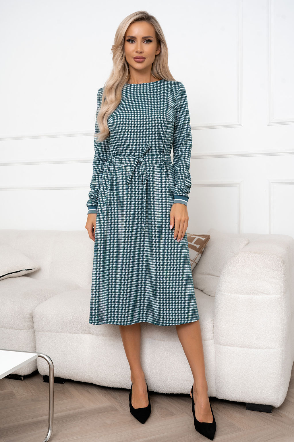 Платье Open Style 6353 зеленый