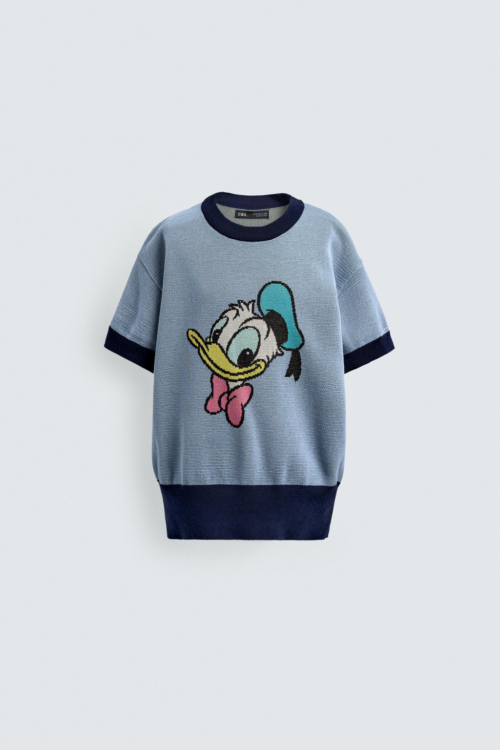 DONALD DUCK KNIT T-SHIRT HARRY LAMBERT FOR ZARA X DISNEY