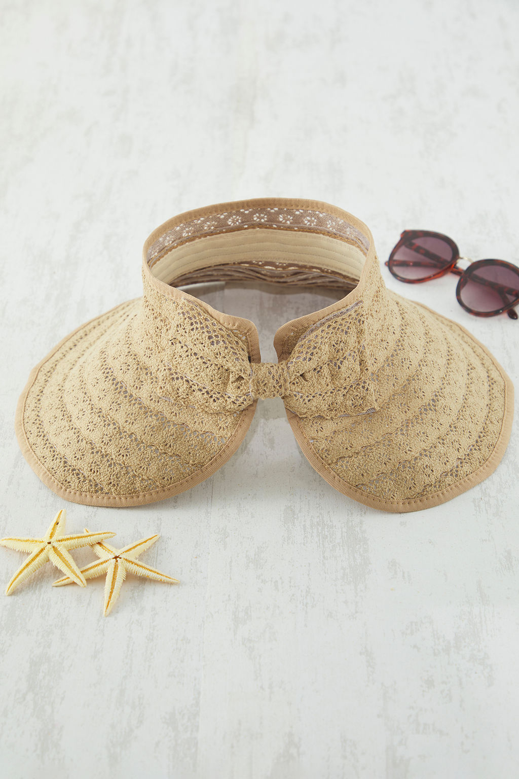 Bej Fiyonklu Plaj Sapka TBESS25SP00002 - Trendyolmilla фото 3