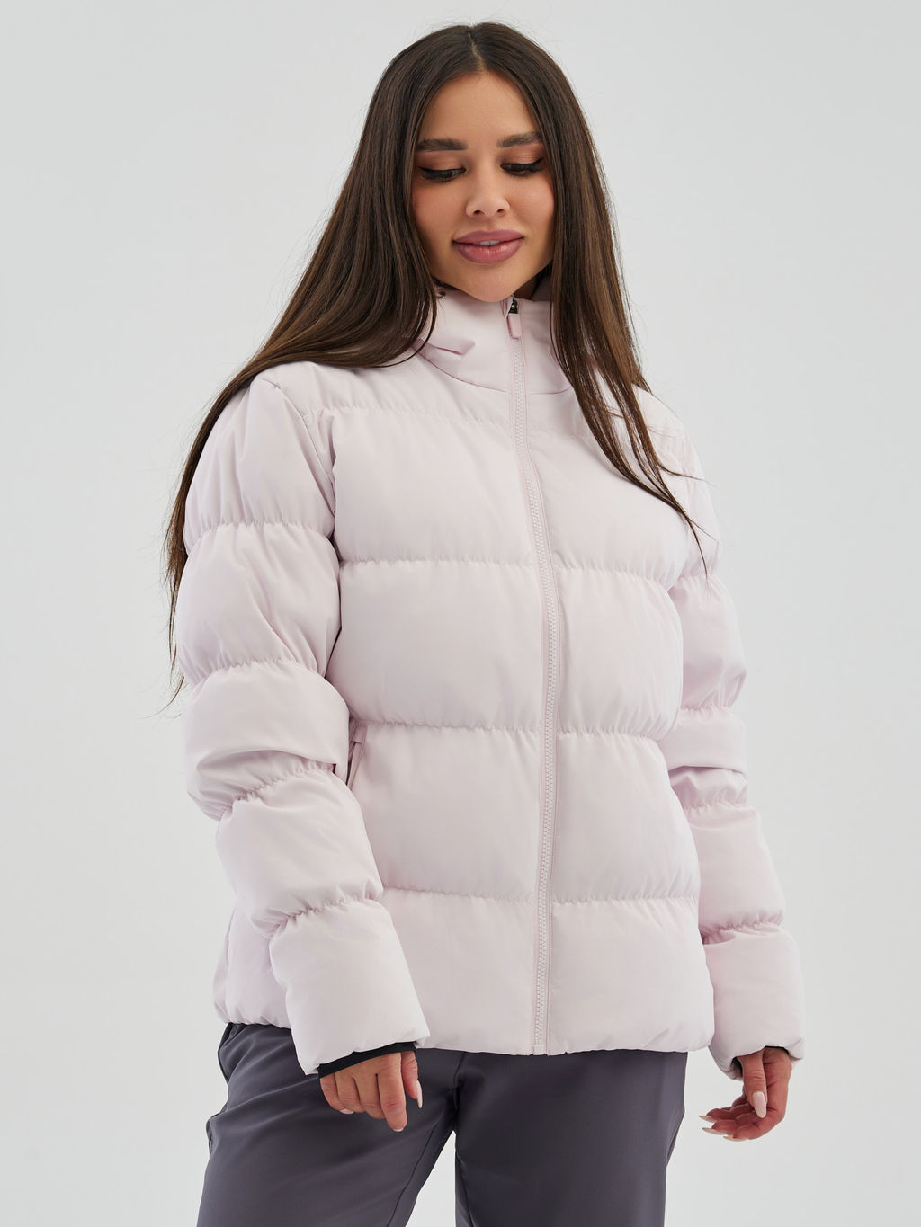 T3330-11 Пуховик стеганый