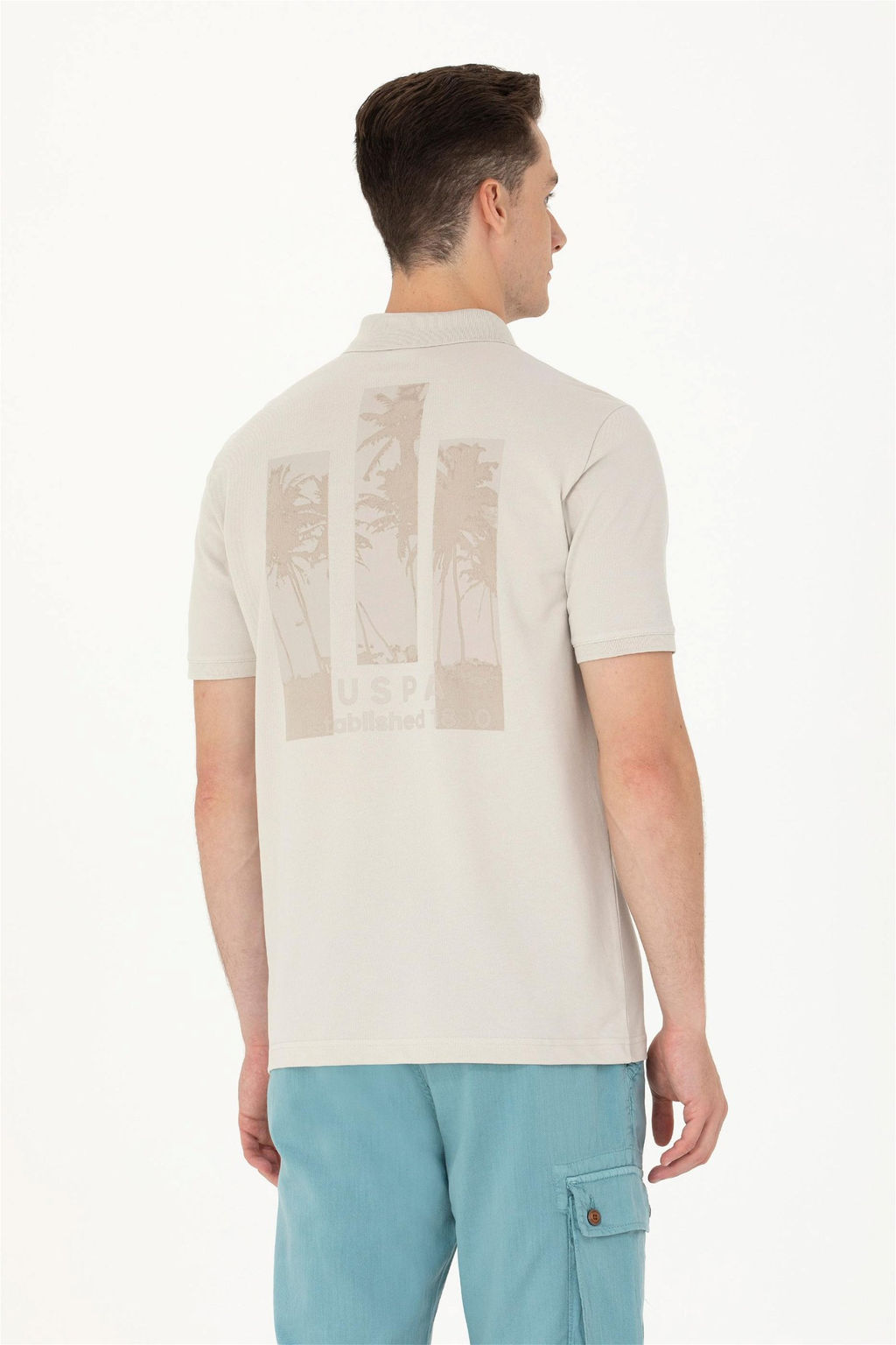 Мужская футболка с воротником-поло Stone - U.s. polo assn фото 5