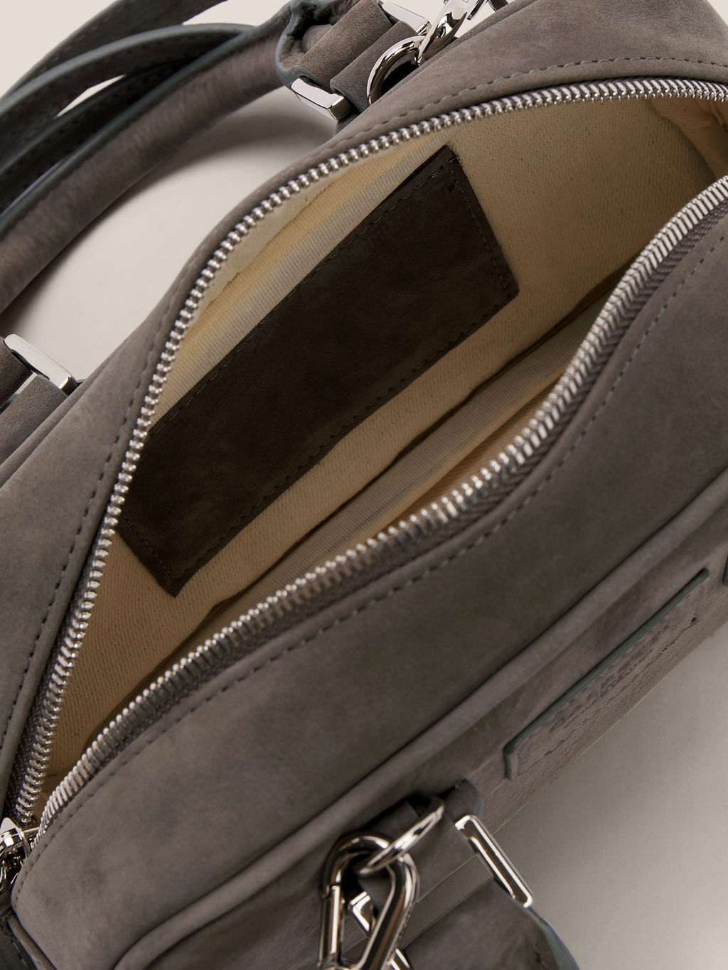 Женская сумка с ручками CALZETTI JADE Артикул 4741831, темно-серый  фото 4