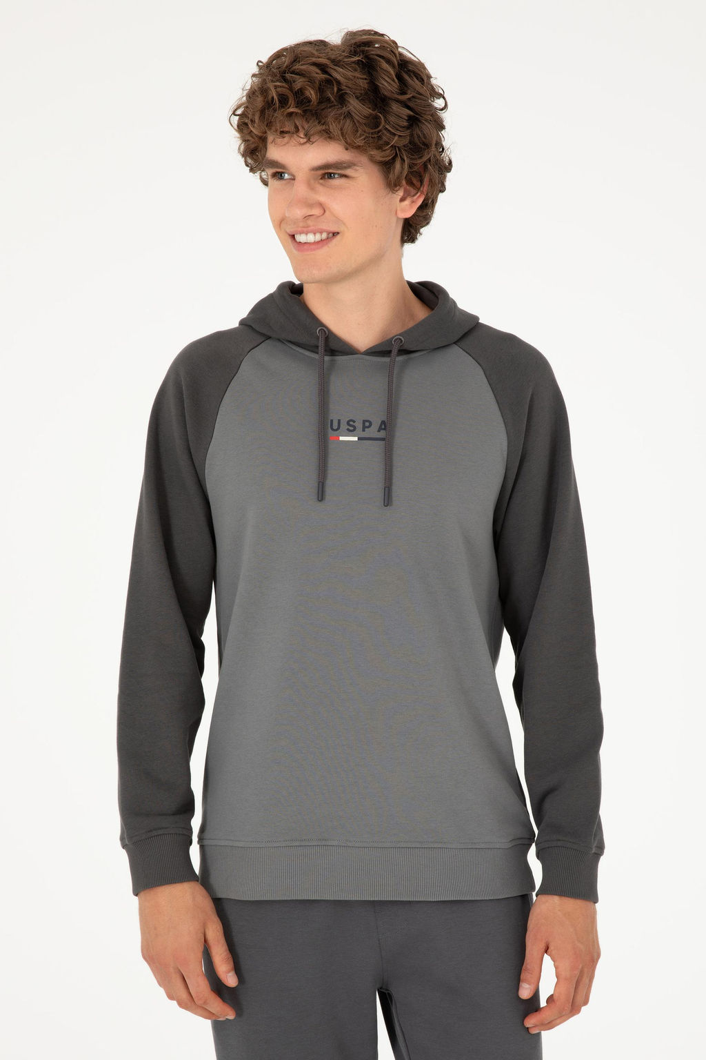 Мужской серый свитшот Неожиданная скидка в корзине - U.s. polo assn фото 3