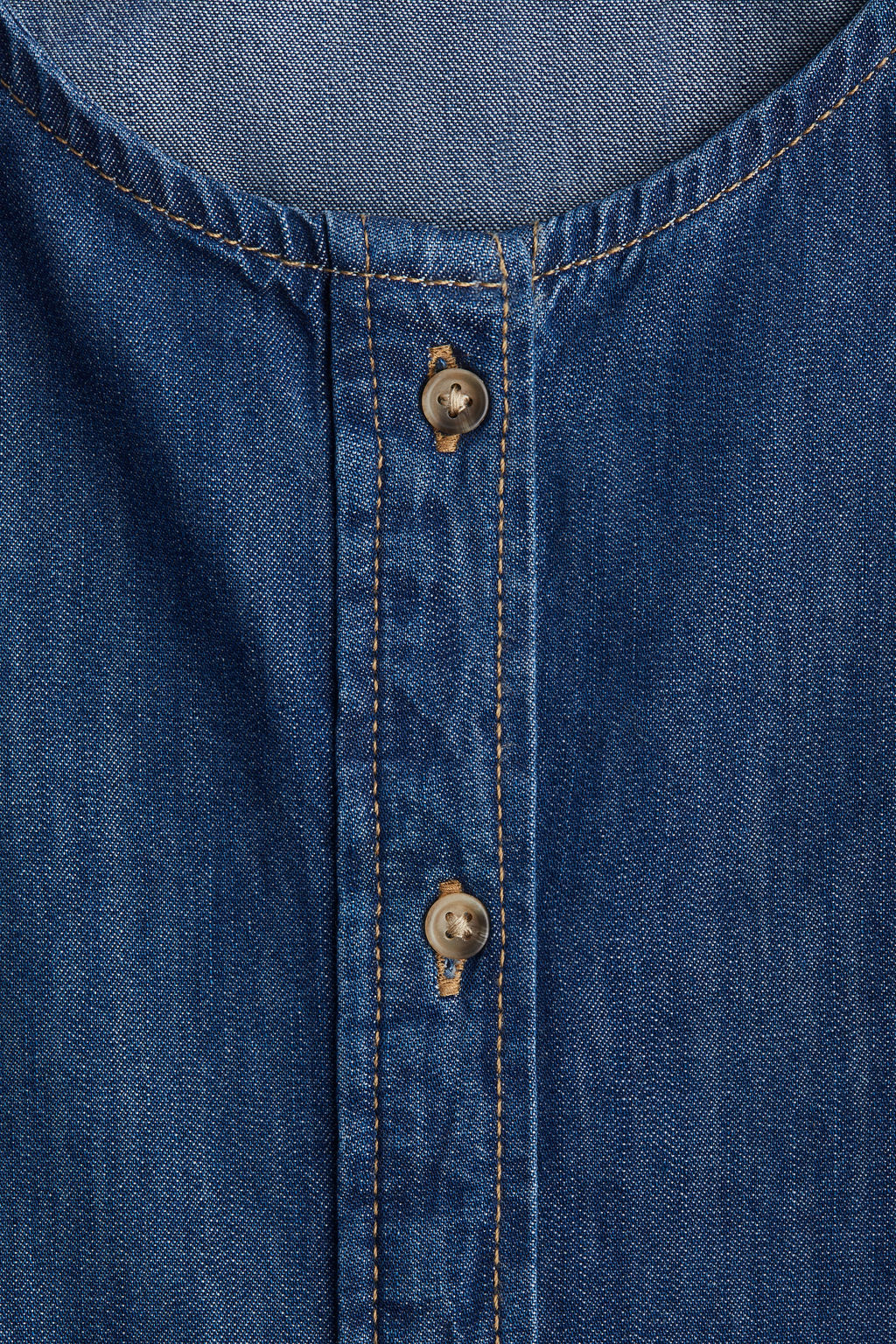 Blusa denim con mangas globo - H&m фото 3