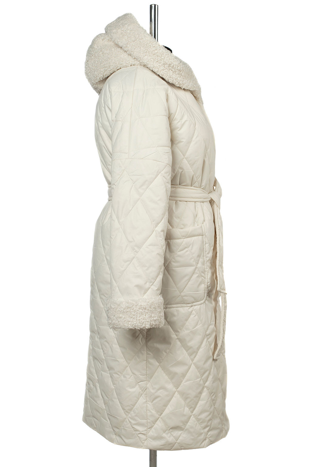 05-2164 Куртка женская зимняя (пояс) - El podio фото 8