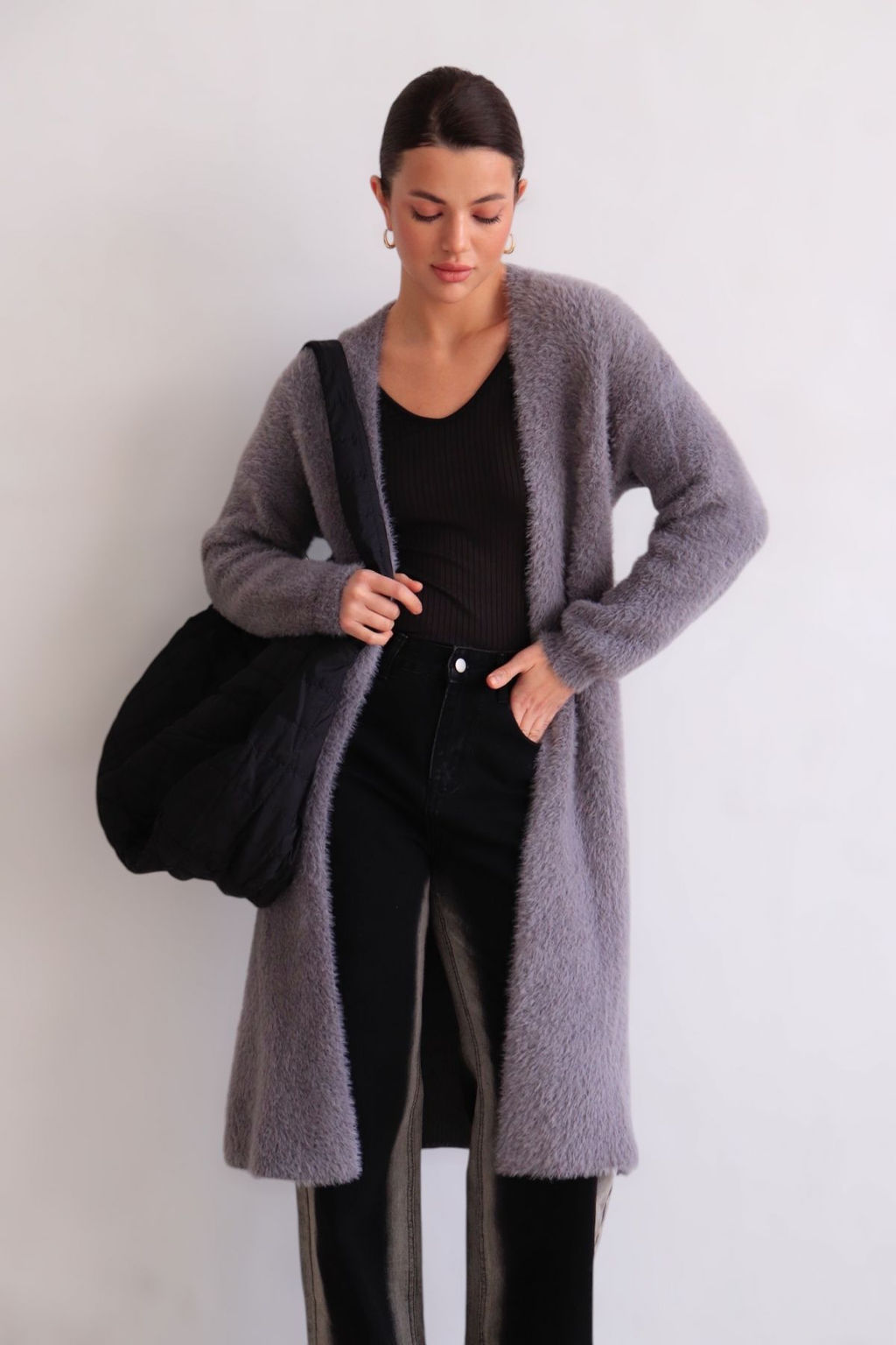 Martichelli Кардиган серый  фото 14