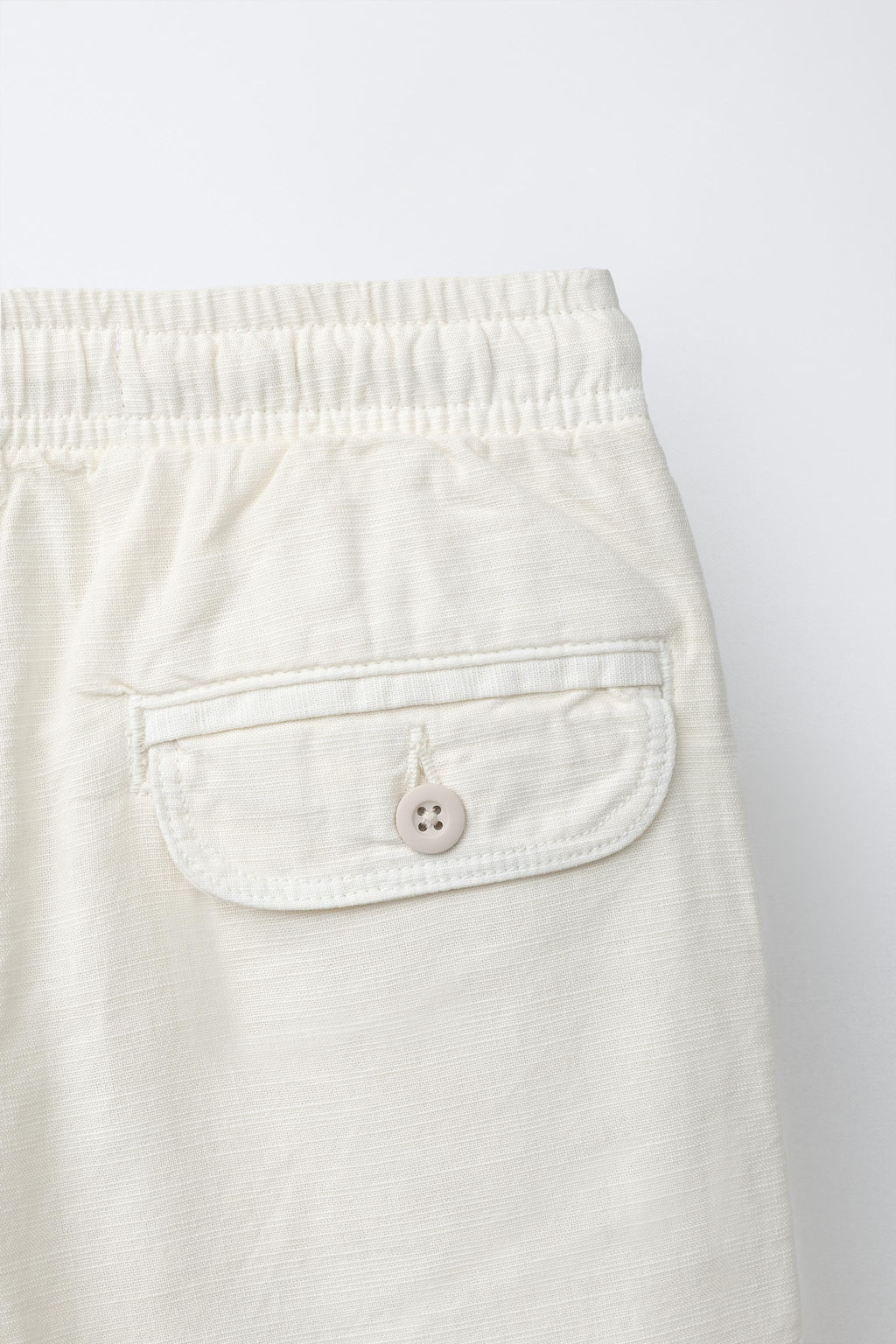 PANTAL?N FLUIDO ALGOD?N / Crudo - Zara фото 5