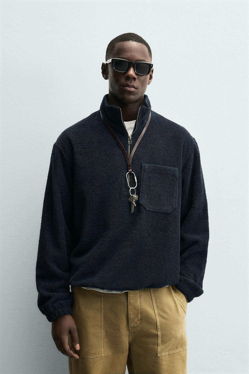 TEXTURED POUCH POCKET JACKET - Zara фото 2
