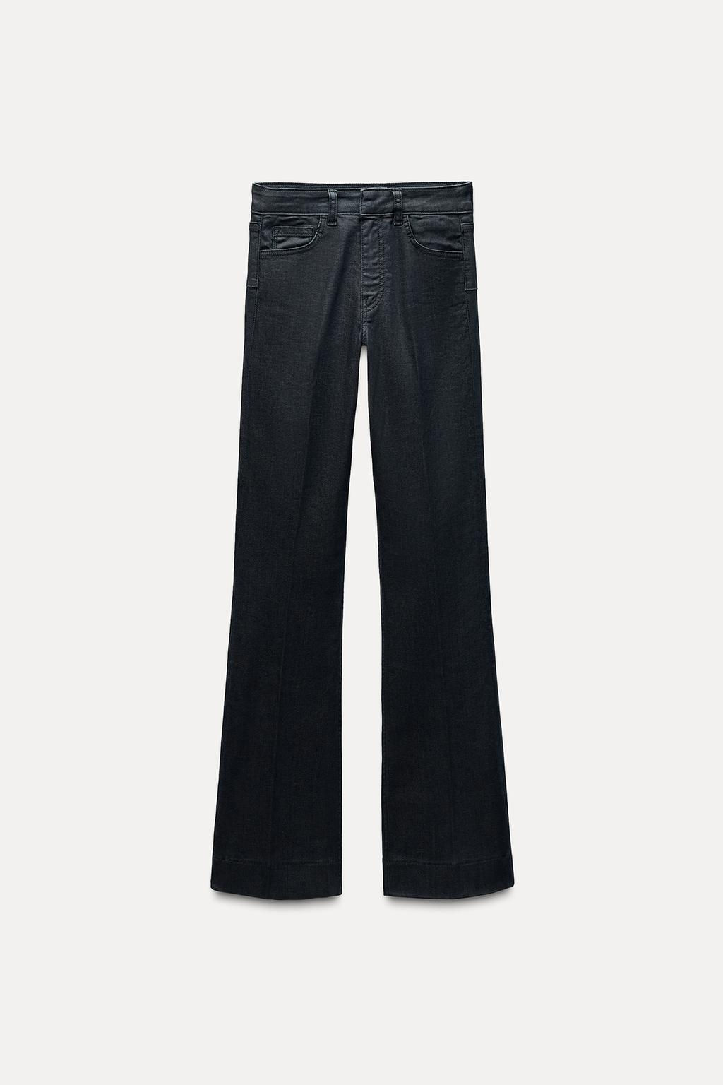 ZW COLLECTION BOOTCUT MID-WAIST JEANS - Zara фото 7