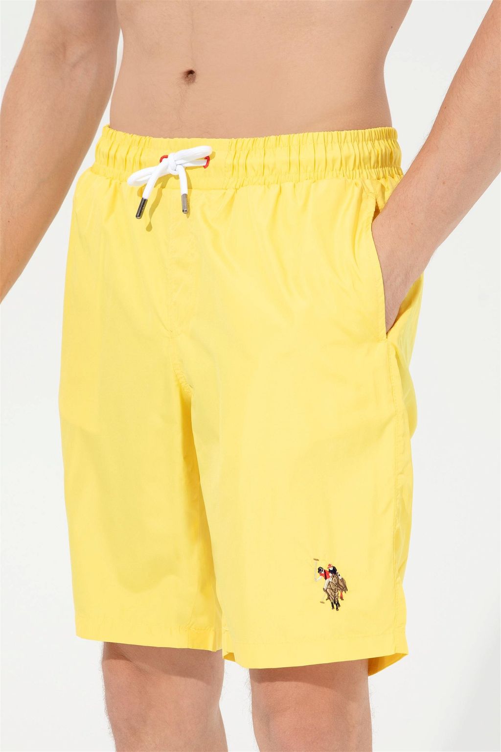 U. S. Polo Assn / Мужские желтые морские шорты - U.s. polo assn фото 2