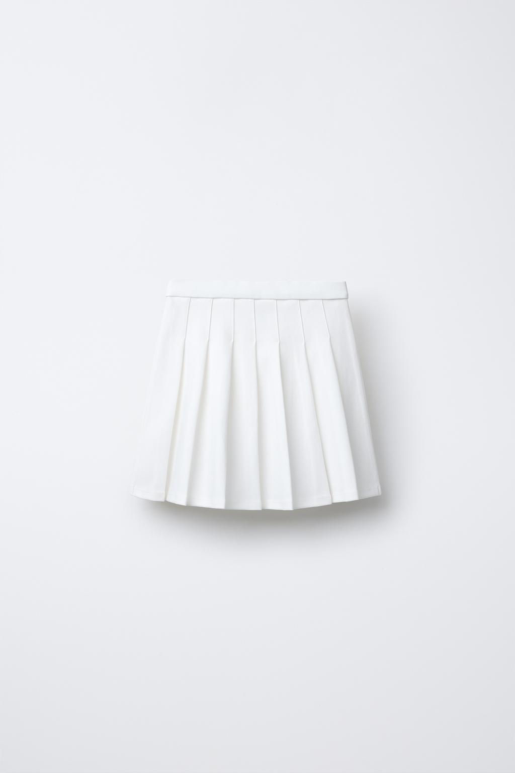 BOX PLEAT SKIRT WITH HEART APPLIQUE - Zara фото 5