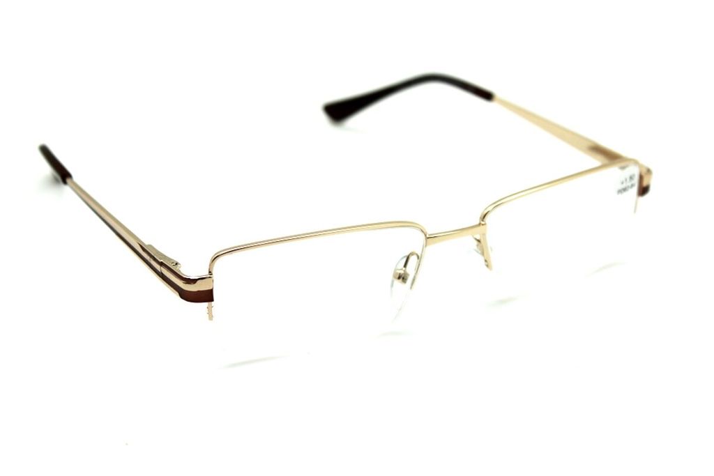 Готовые очки f-FM 1032 brown/gold -4
