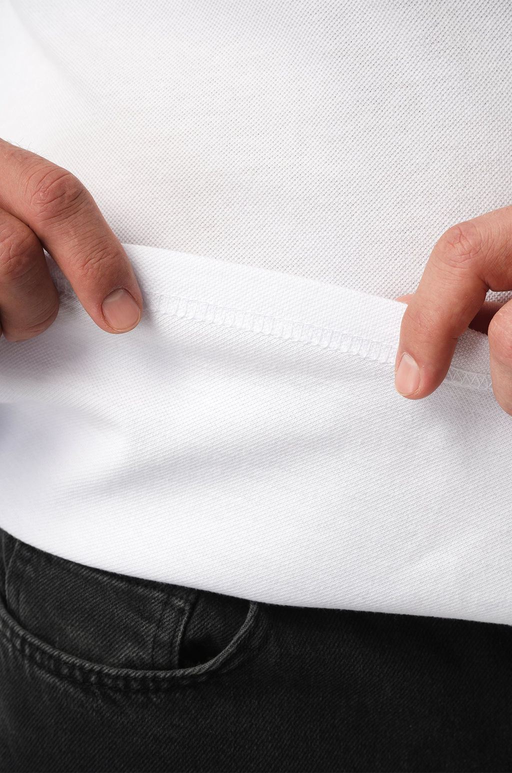 Мужской базовый лонгслив-поло Happyfox