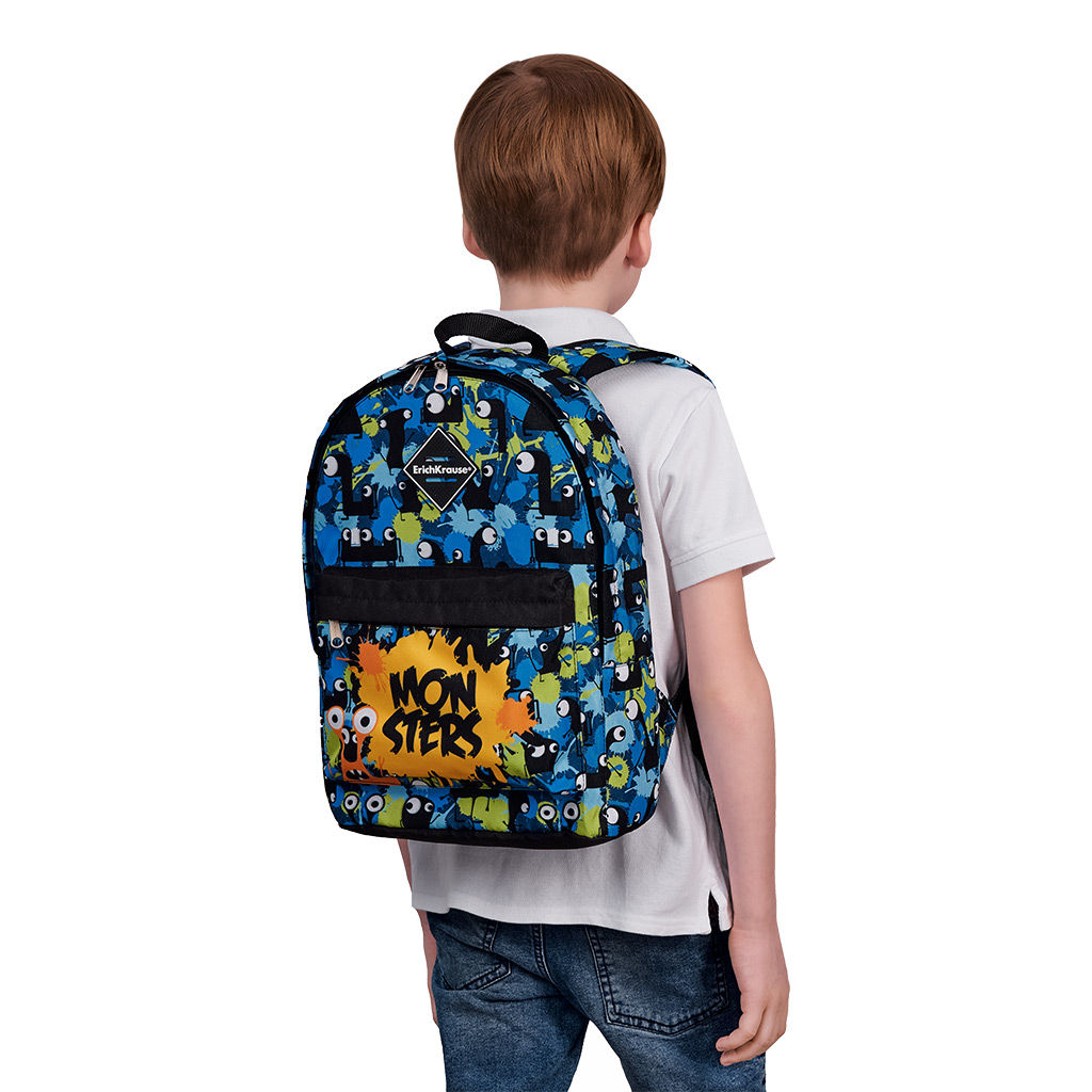 Цена за 1 шт. Рюкзак ErichKrause® EasyLine® 12L Monsters  фото 4