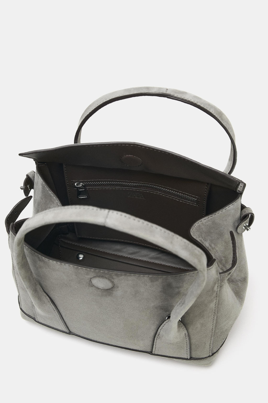 MINI CITY BAG LEATHER - Zara фото 13