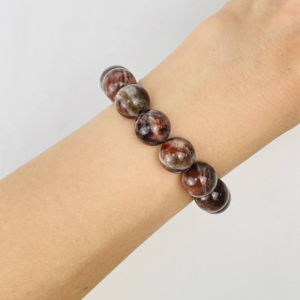 Браслет из Гелиолита (Солнечный камень) 18,5 см