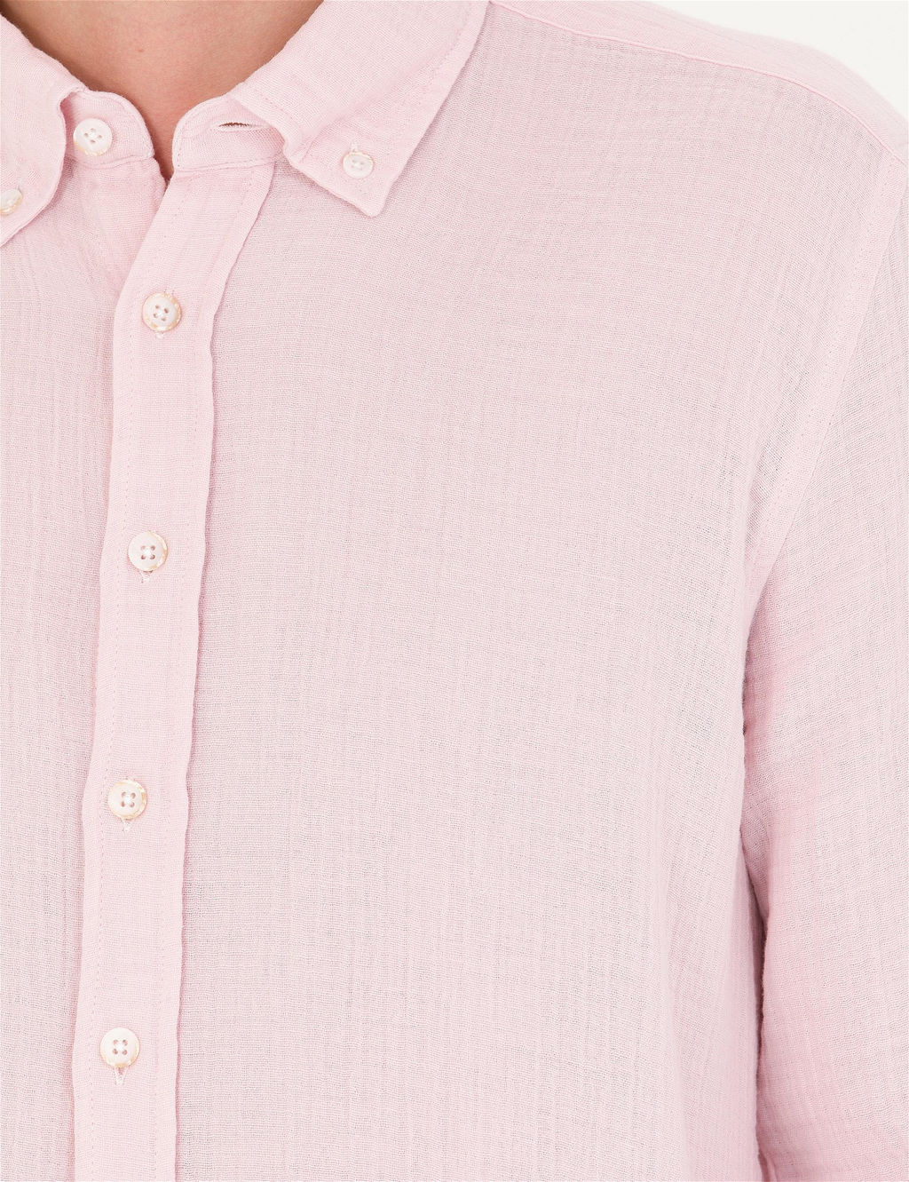 Pembe Regular Fit Uzun Kollu G_mlek