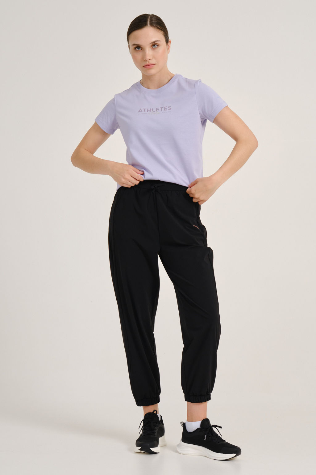 Брюки трикотажные Черный - Anta фото 2