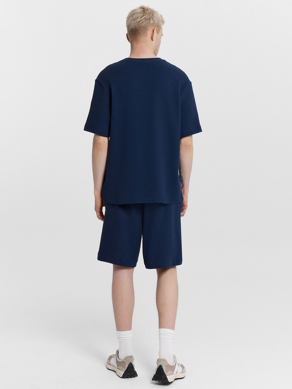 Комплект мужской синий: футболка и шорты - Mark formelle фото 2