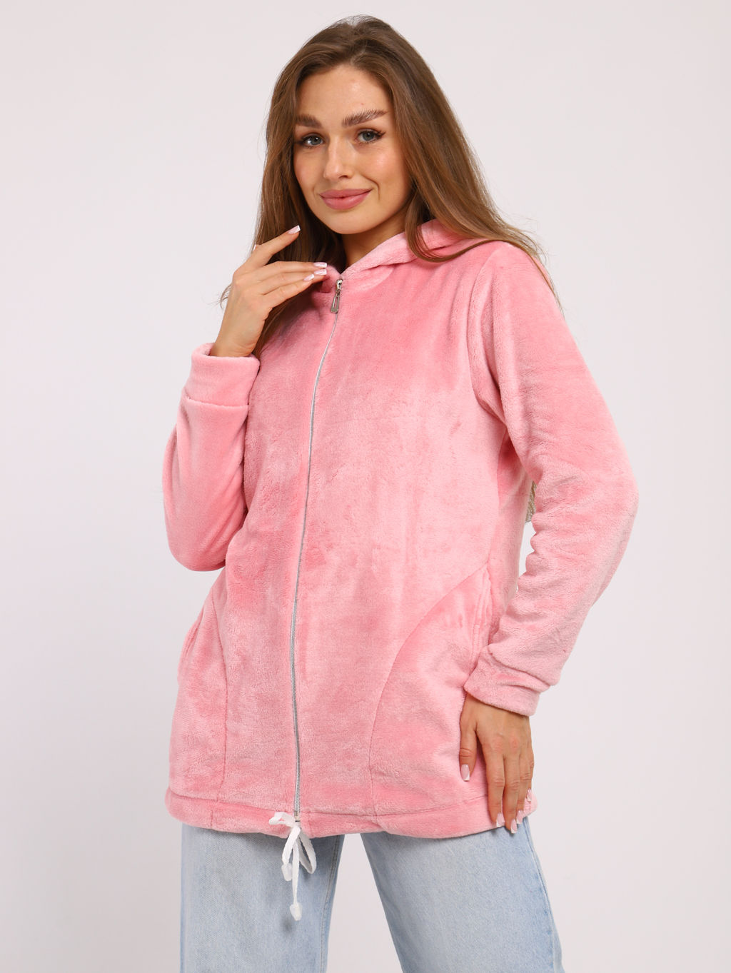 Толстовка женская 6-204 из велсофта - Новое кимоно фото 39