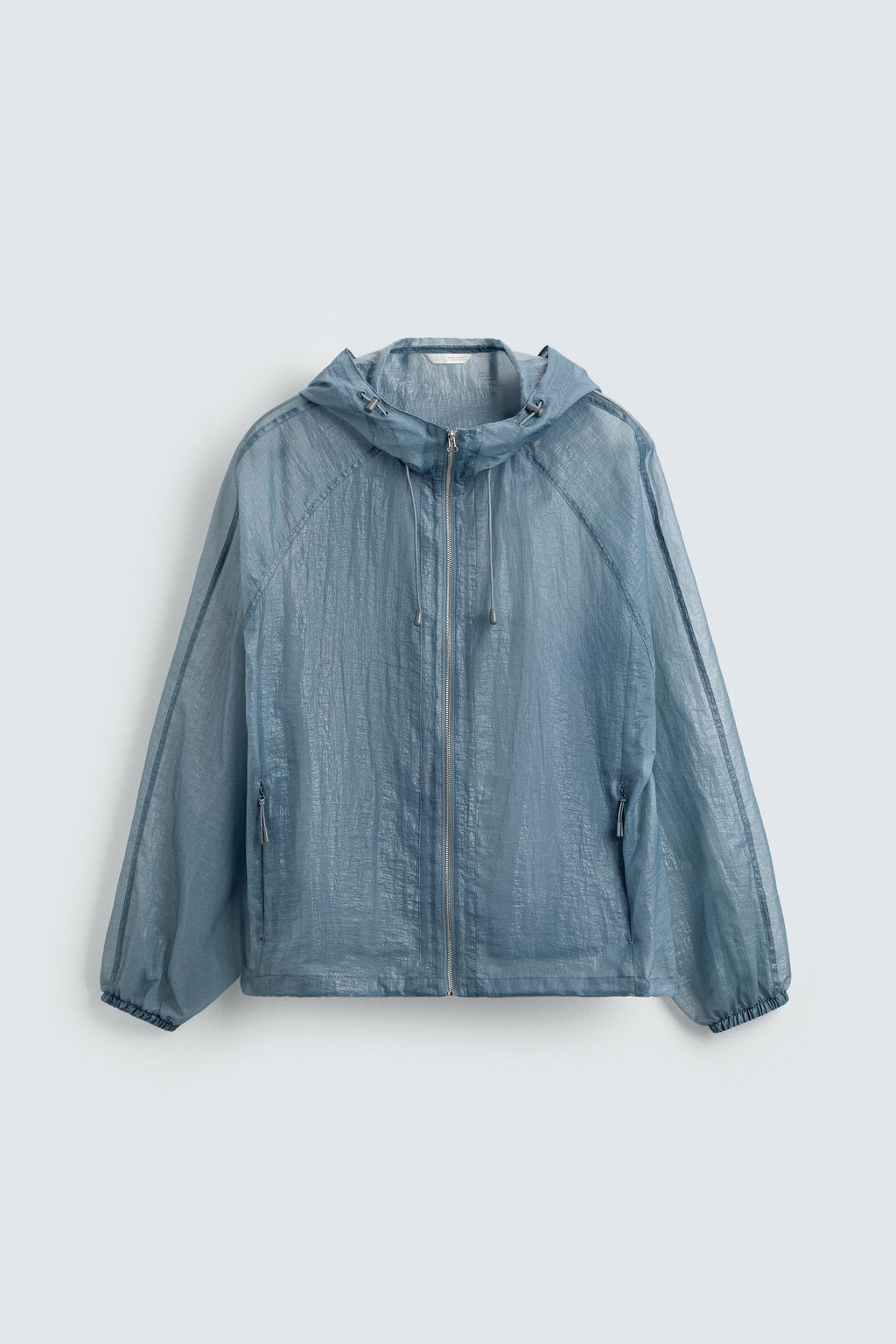 CAZADORA T?CNICA LIGERA CROPPED FIT / Azul claro - Zara фото 7