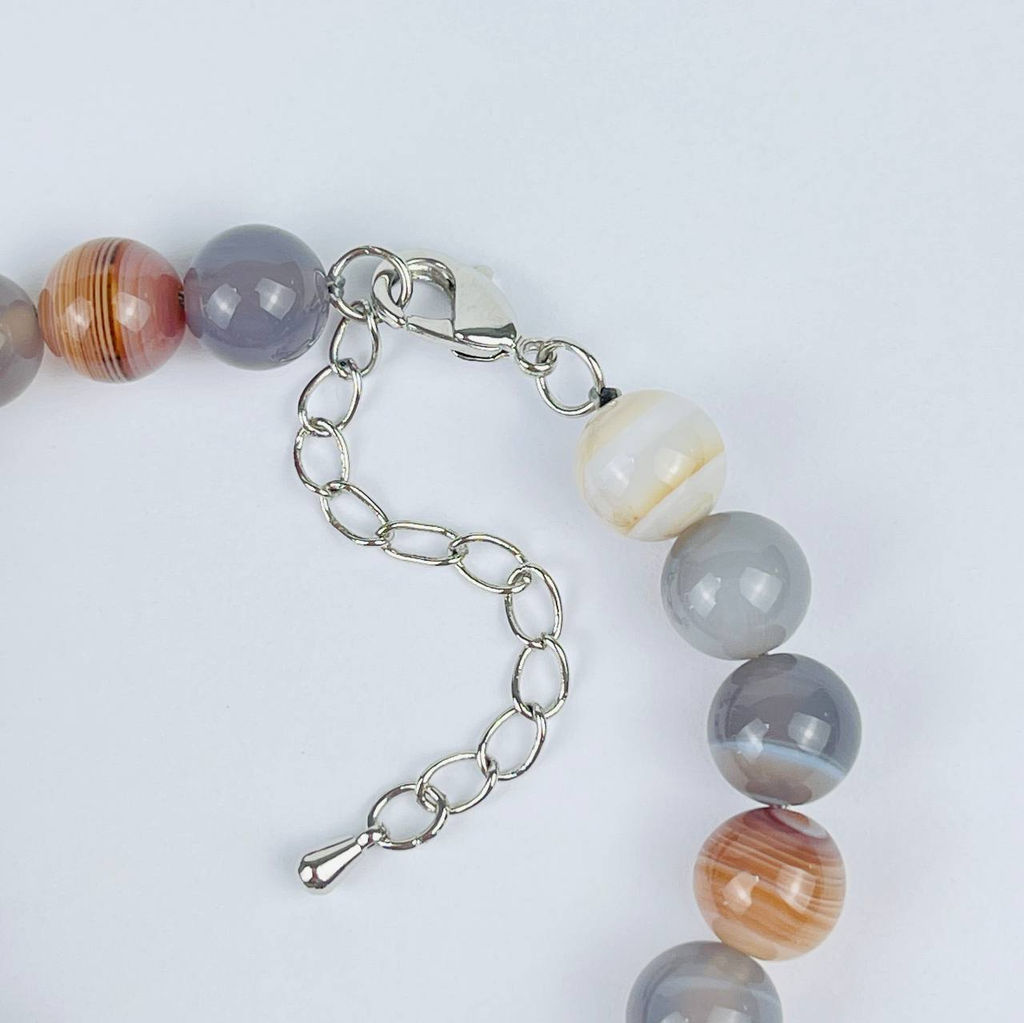 Браслет из ботсванского Агата - Радуга самоцветов фото 3