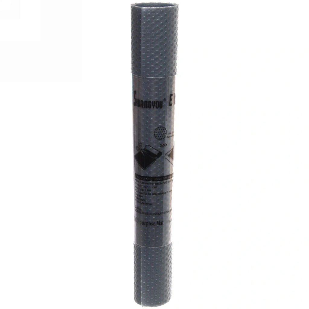 Цена за 4 шт. Коврик для кухонных ящиков в рулоне 30*90см "Бусинка" графит