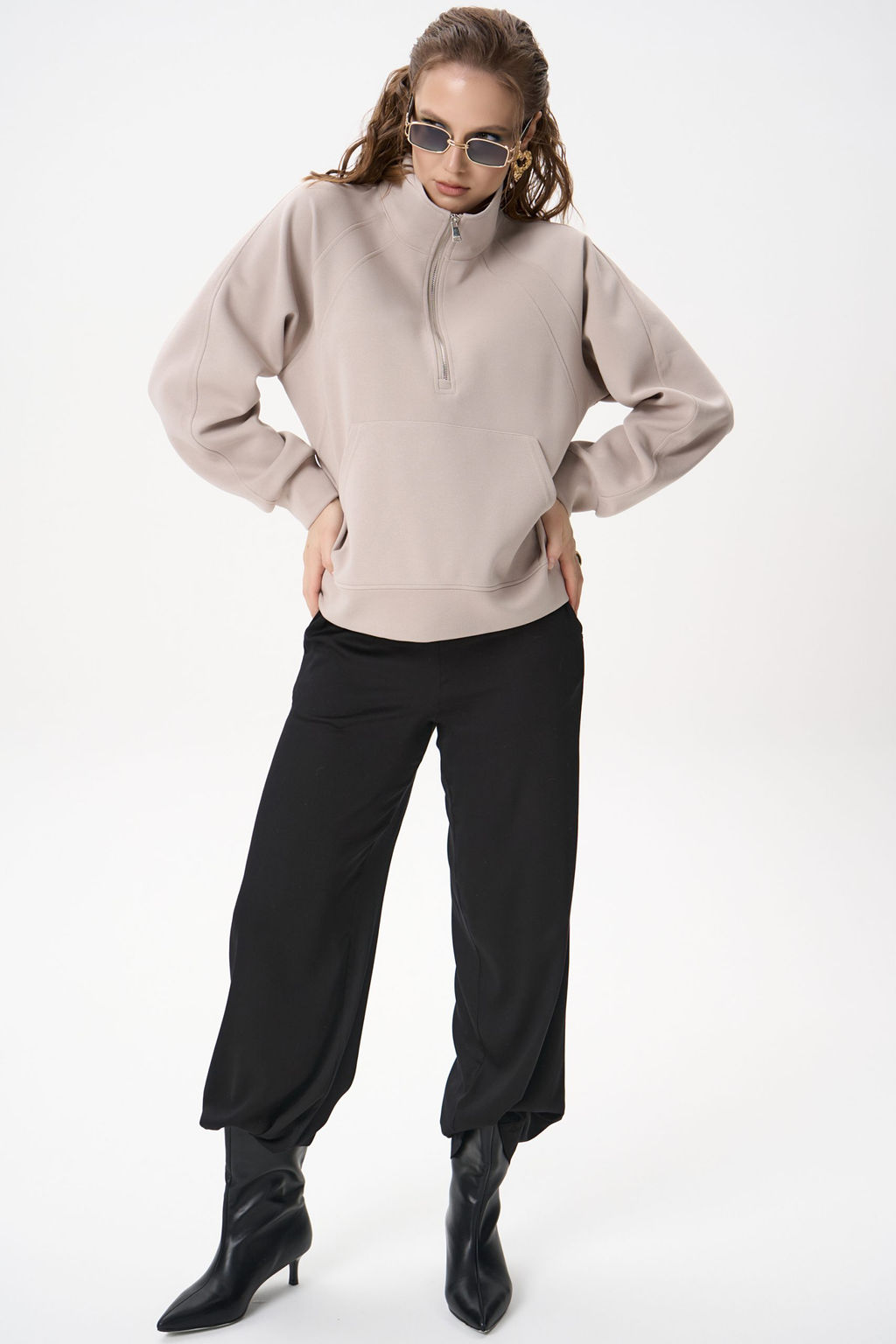 Свитшот Деми (бежевый) - Эльза фото 5