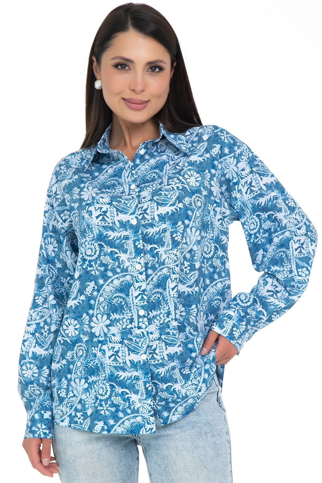 Рубашка Отличная Хит (голубой) - Diolche фото 2