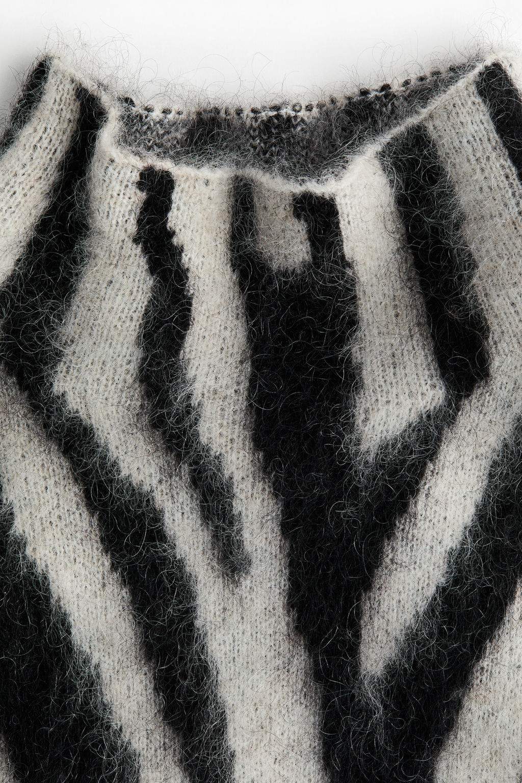 Jersey en mezcla de mohair con cuello perkins - H&m фото 3