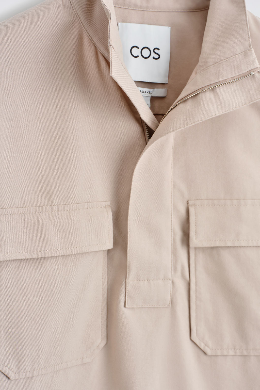 SOBRECAMISA DE TWILL DE ALGOD?N CON CREMALLERA - H&m фото 7