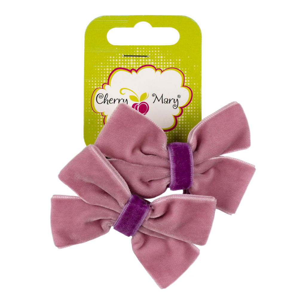 CHERRY MARY DR07043 Набор резинок для волос 5 х 2 шт. №02 св.фиолетовый фото 4