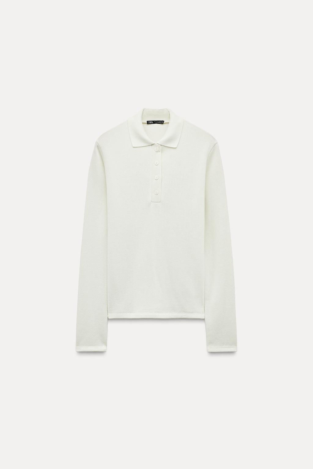 SOFT POLO COLLAR SWEATER - Zara фото 12