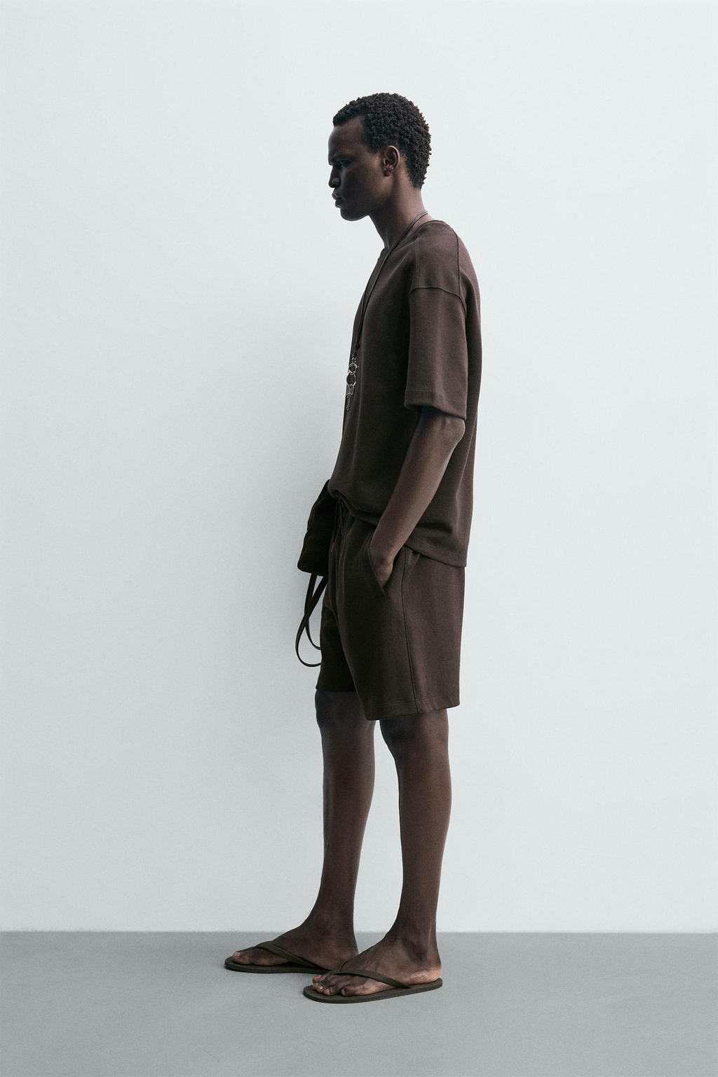 RELAXED FIT INTERLOCK SWEATSHIRT - Zara фото 12
