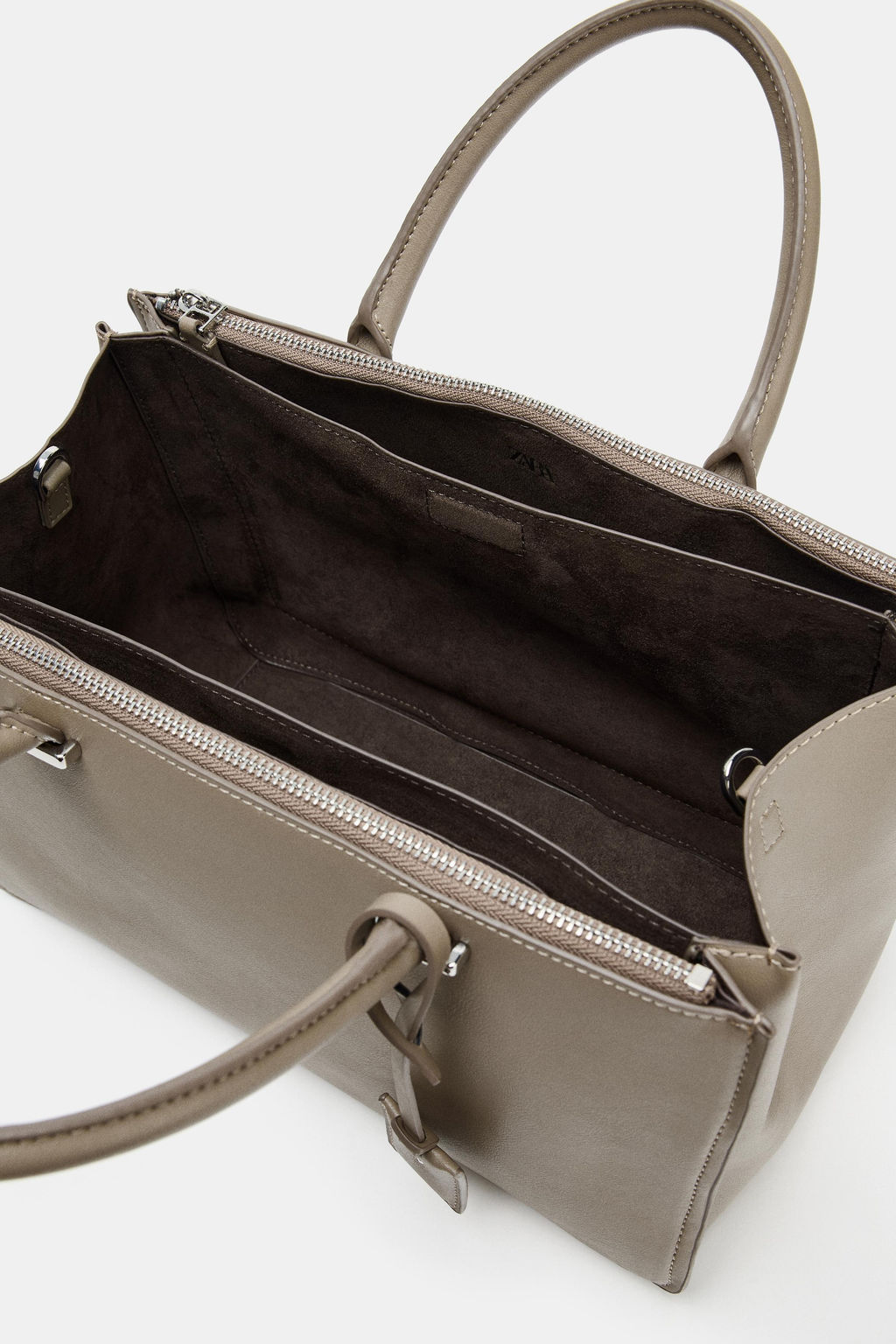 DOUBLE HANDLE CITY BAG - Zara фото 7