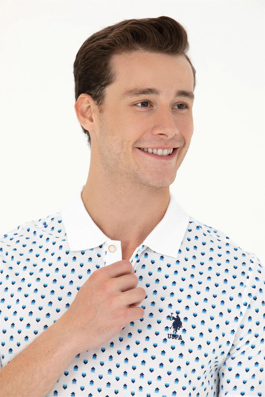 U. S. Polo Assn Мужская белая футболка - U.s. polo assn фото 3