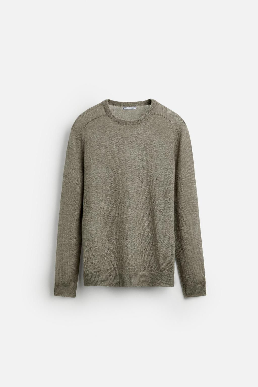 LIGHTWEIGHT TEXTURED SWEATER - Zara фото 7