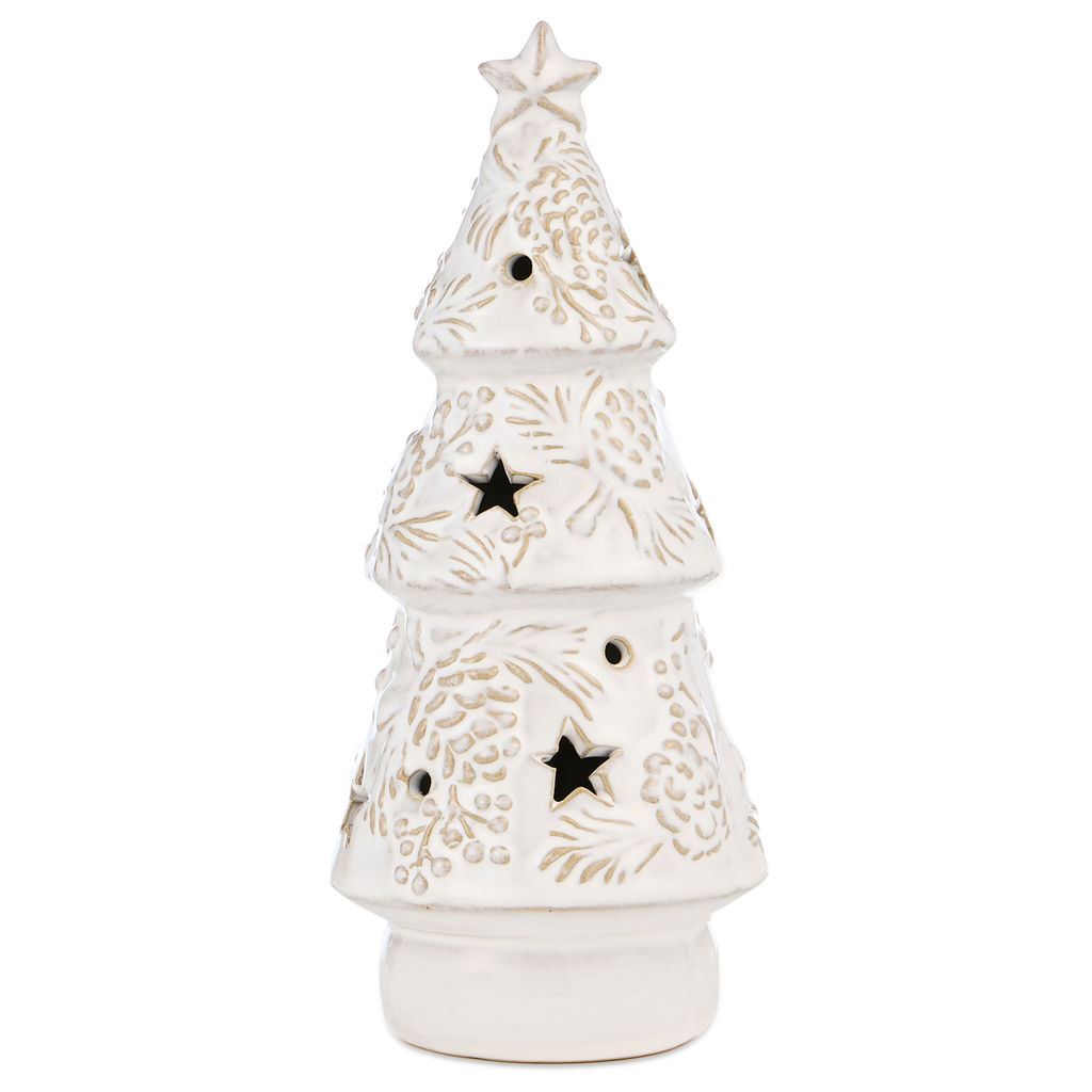 ФИГУРКА ЕЛКА С LED-ПОДСВЕТКОЙ КОЛЛЕКЦИЯ PINE CONES, 10*10*22,5 СМ - Bronco фото 4