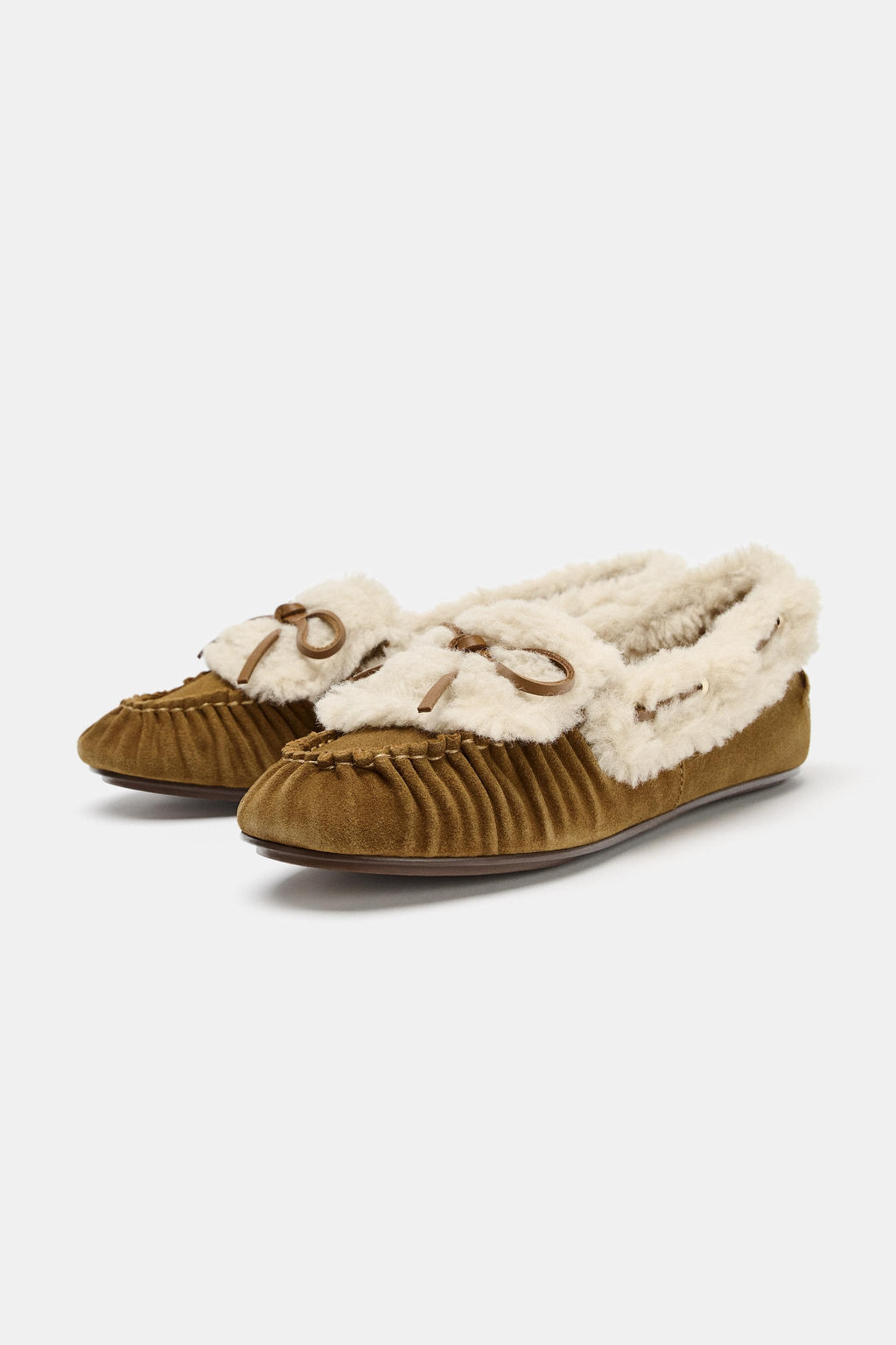 COMBINED SPLIT SUEDE LOAFERS