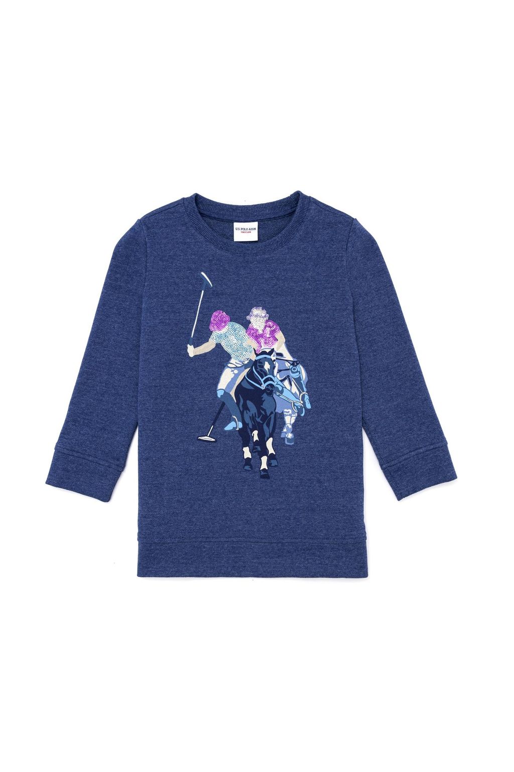 U. S. Polo Assn / Детский синий свитшот с круглым вырезом - U.s. polo assn фото 2