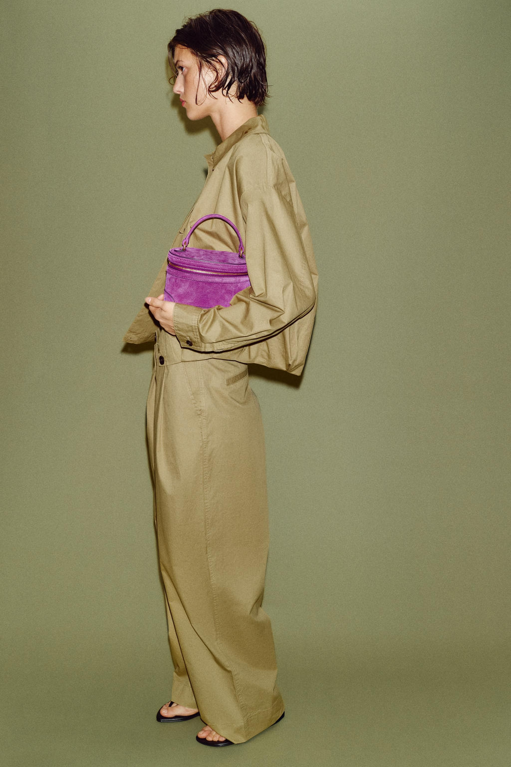 BOLSO VANITY PIEL / Morado - Zara фото 3