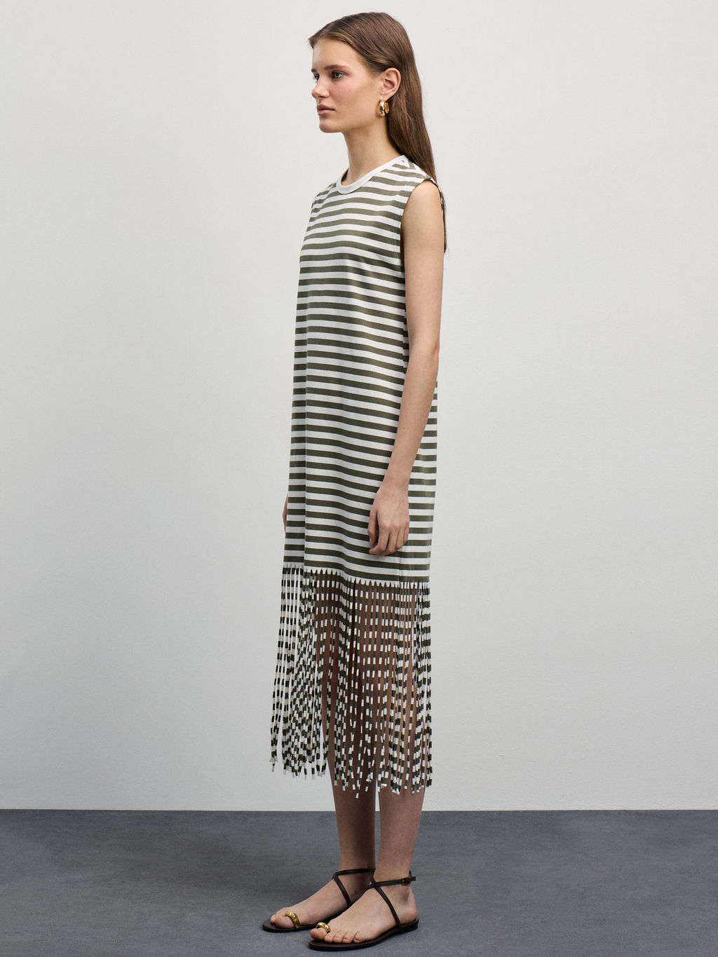 Платье с бахромой / Zarina  фото 3